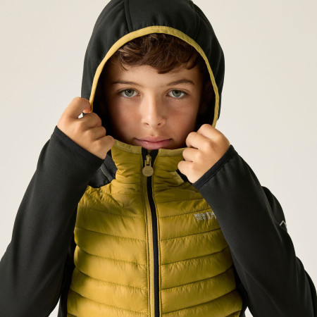 Veste enfant Regatta Junior Andreson Hybrid BlkWdBrown