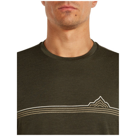 T-shirt homme Icebreaker Men Merino 150 Tech Lite SS Tee Range Stripes
