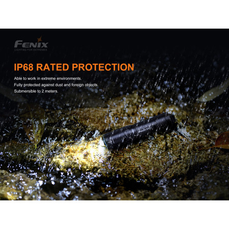 Lampe torche Fenix E01 V2.0 black