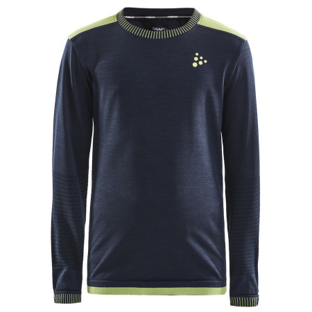 T-shirt enfant Craft Triko Fuseknit Comfort JR bleu foncé BlazeAcid