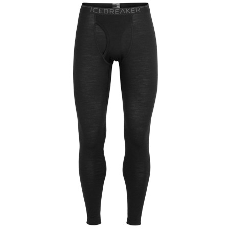 Pantalon sous-vêtements homme Icebreaker M 260 Tech Leggings wFly noir Black