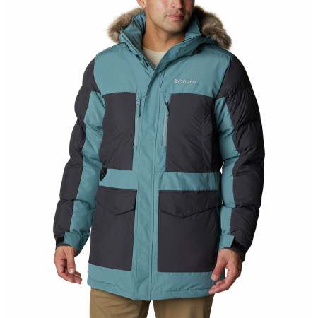 Veste homme Columbia Marquam Peak Fusion™ Parka bleue Metal, Shark
