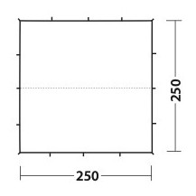 Tarp Robens Tarp 2.5 x 2.5 m Pro