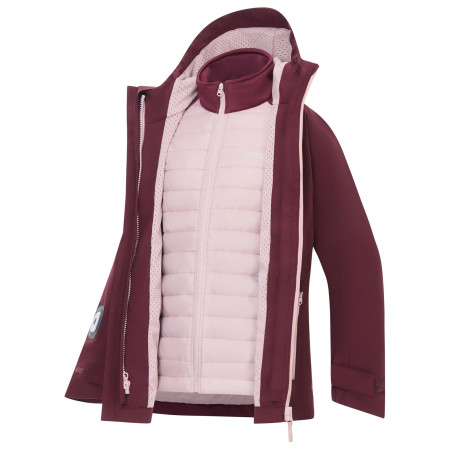 Veste d'hiver fille Regatta Girls Trekktain 3-in-1 II FigPowLilac