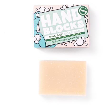 Savon voyage Totally Solid Hand Soap - Cedarwood & Eucalyptus rose
