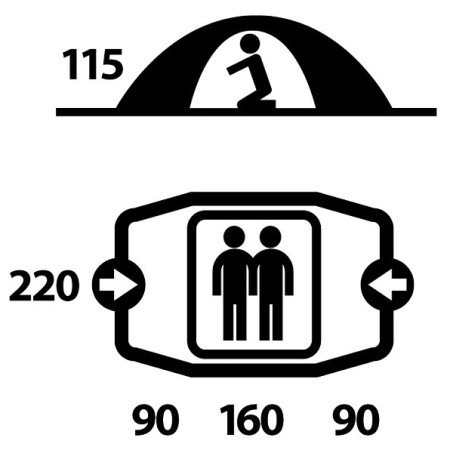 Tente Husky Falcon 2