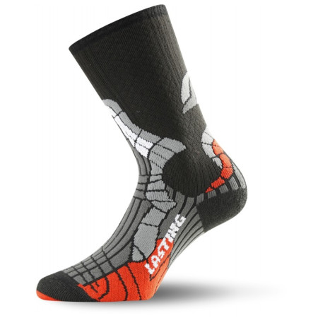 Chaussettes Lasting SCI noir / rouge Black