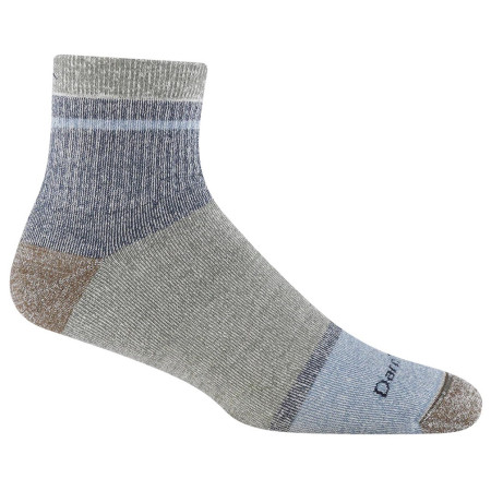 Chaussettes homme Darn Tough Home Base Shorty gris canteen