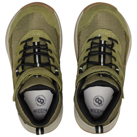 Chaussures enfant Keen Hightrail Mid Wp Children Dark Olive
