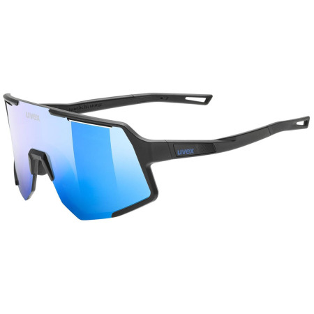 Lunettes soleil Uvex Sequenze noir / bleu BLACK MATT / MIR.BLUE