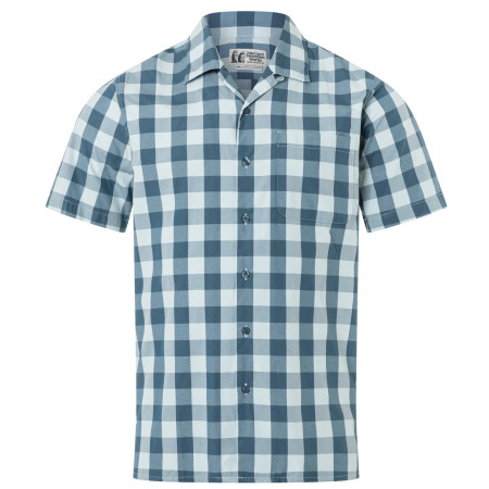 Chemise homme Marmot Muir Camp Novelty SS 2023 bleu / blanc Blue/Dusty Teal