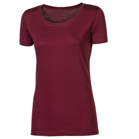 T-shirt fonctionnel femme Progress Originila Merino violet švestkový melír