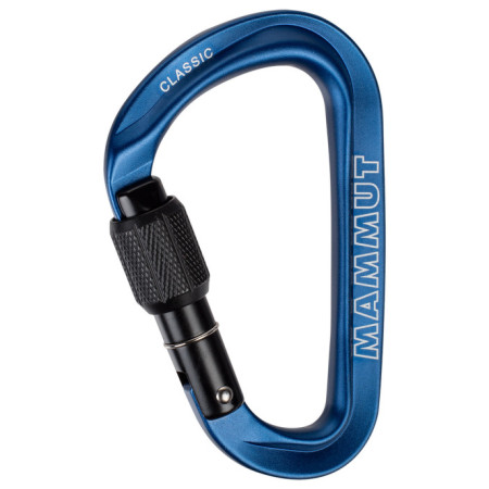 Mousqueton Mammut Classic HMS Screwgate Carabiner bleue 1550 - Screw Gate, blue