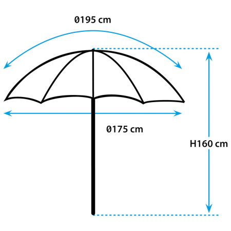 Parasol Brunner Beach Parsol XL 200