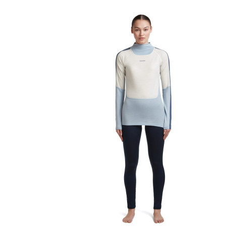 T-shirt fonctionnel femme Icebreaker Women Mer 200 Oasis+ LS High Neck