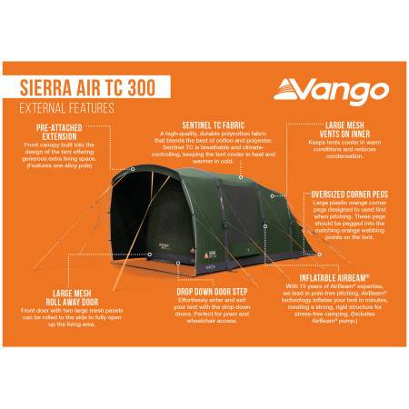 Tente Vango Sierra Air TC 300
