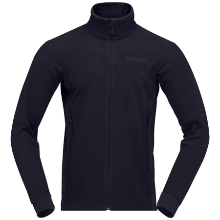 Sweatshirt fonctionnel homme Norrona falketind warm2 Jacket noir Caviar Black