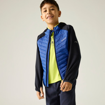 Veste enfant Regatta Junior Andreson Hybrid Nvy/OlympBlu