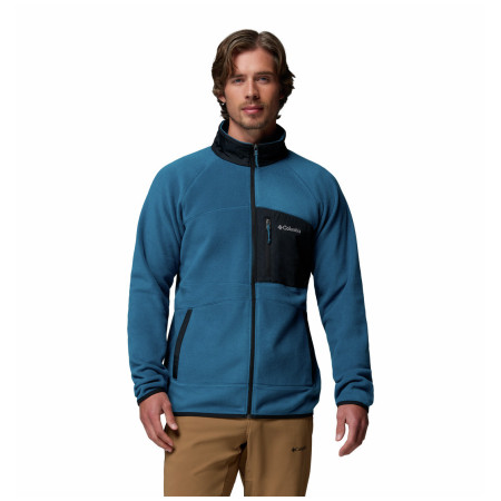 Sweat-shirt homme Columbia Fast Trek™ Overlay Full Zip bleu Phoenix Blue, Black