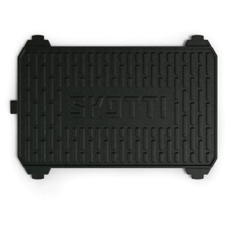 Accessoire barbecue SKOTTI Oboustranný litinový tál Kast noir černá