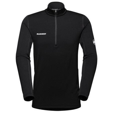 T-shirt fonctionnel homme Mammut Aenergy ML Half Zip Pull Men noir black 0001