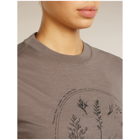 T-shirt femme Icebreaker Merino 150 Tech Lite SS Crop Tee Seed Story