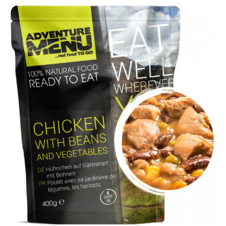 Repas prêt à manger Adventure Menu Poulet du jardin 400 g