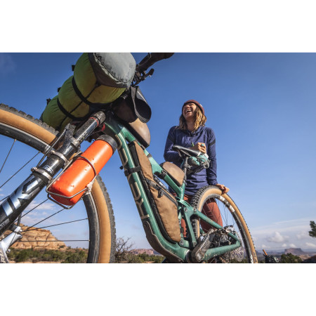 Bouteille en acier inoxydable Klean Kanteen Wide w/Wide Loop Cap - brushed stainless 800 ml