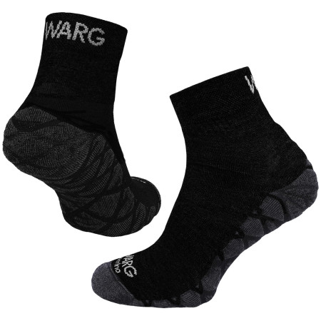 Chaussettes Warg Endurance Merino Mid noir Black