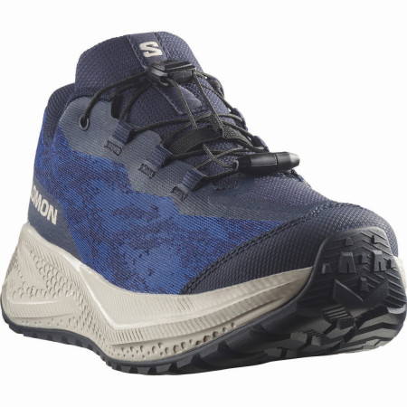 Chaussures enfant Salomon Aero Grvl Wp J Maritime Blue-Silver Cloud-Bluing