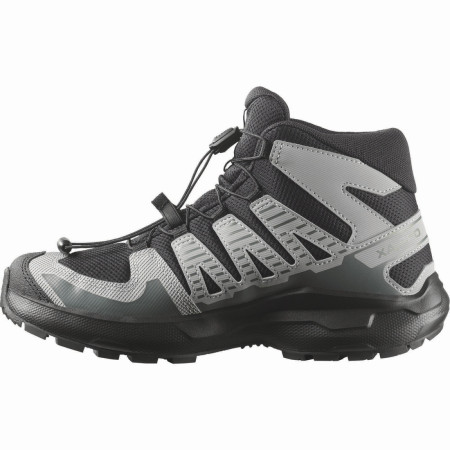 Chaussures enfant Salomon Xa Pro Mid Wp J Black-Sedona Sage-Wrought Iron