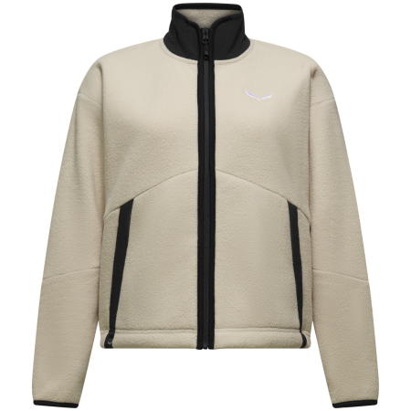 Sweat-shirt femme Salewa Fanes Jacket Fz W blanc oatmeal