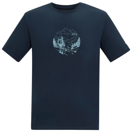 T-shirt homme Regatta Fingal Stretch bleu foncé Navy