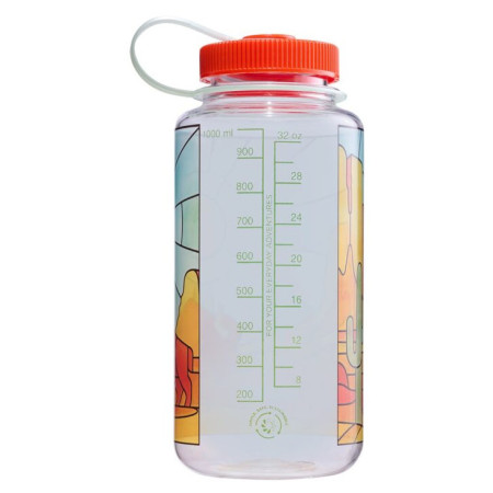Bouteille Nalgene Wide Mouth 1l Clear Stained Glass