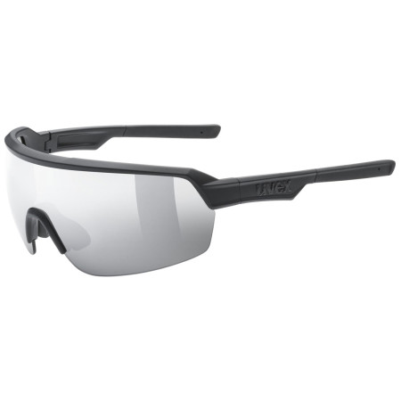 Lunettes sport Uvex Sportstyle 227 vert Black Mat / Mirror Silver
