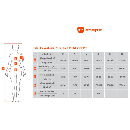 Maillot vélo femme Etape Violet