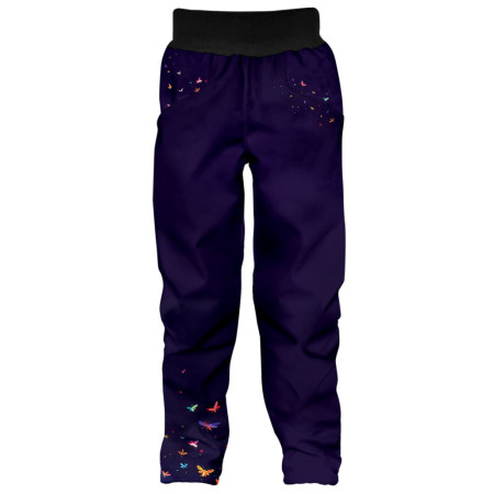 Pantalon softshell enfant WAMU Dark Purple violet foncé DARK PURPLE