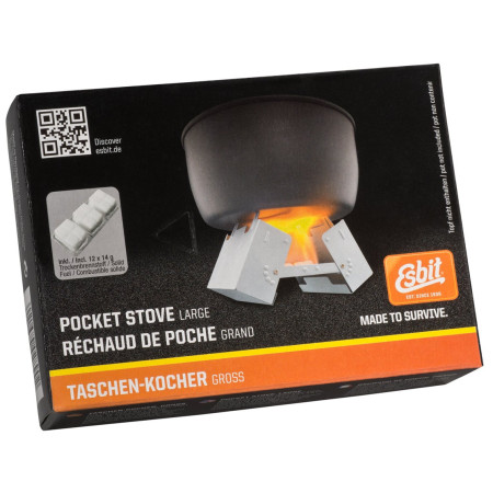 Réchaud à alcool Esbit Pocket Stove 12 x 14 g
