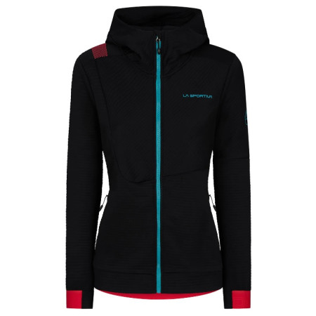 Sweat-shirt femme La Sportiva Mood Hoody W noir / rose Black/Hibiscus