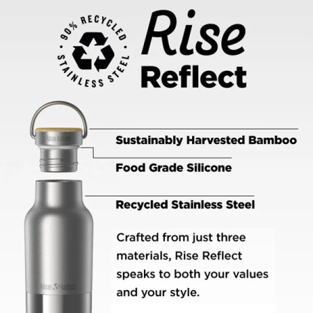 Thermos Klean Kanteen Rise Reflect 16oz (w/ Bamboo Cap)