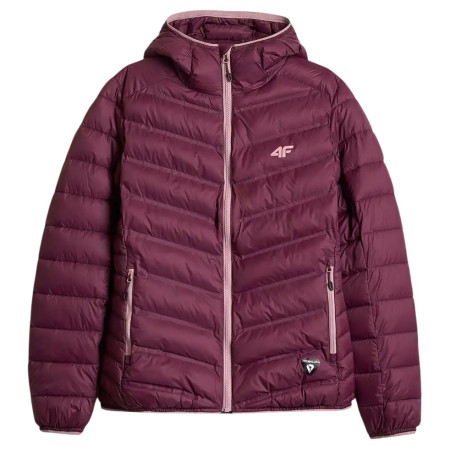 Veste hybride pour femme 4F Down Jacket F0895 bordeau Dark Pink