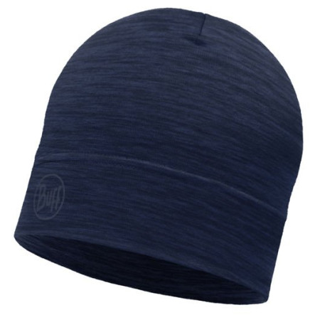 Bonnet d'hiver Buff Merino Lightweight Beanie bleue Solid Denim