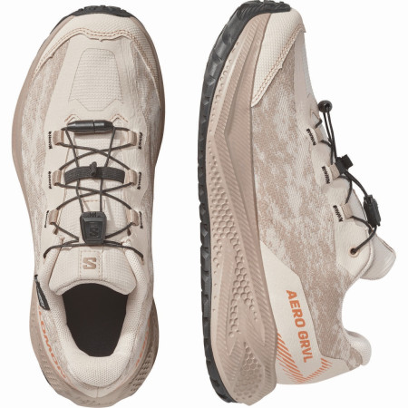 Chaussures enfant Salomon Aero Grvl Wp J Tapioca-White Pepper-Nectarine