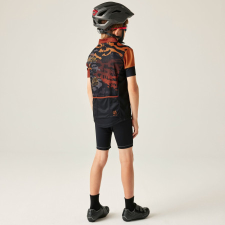 Maillot cyclisme enfant Dare 2b Dynamite Jersey Blk Graffiti