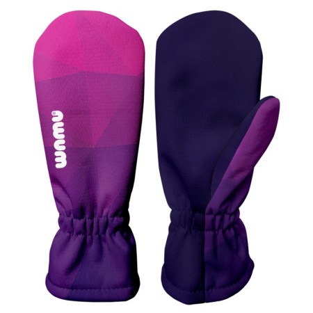 Gant polaire enfant WAMU Mozaika purple