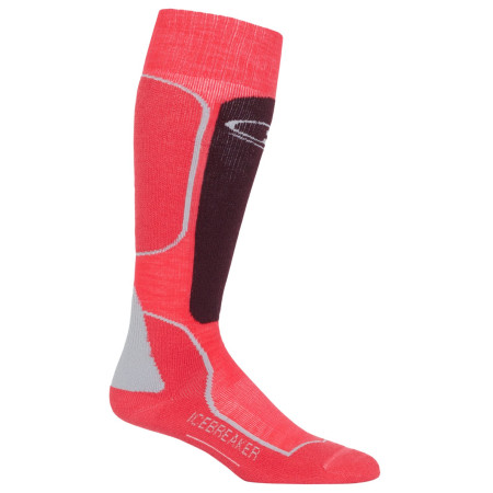 Chaussettes hautes femme Icebreaker Women`s Ski+ Medium OTC (2018) rose Prism/Velvet/Smoke