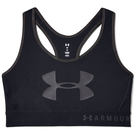 Soutien-gorge sport Under Armour Mid Keyhole Graphic vert Black/JetGray/JetGray