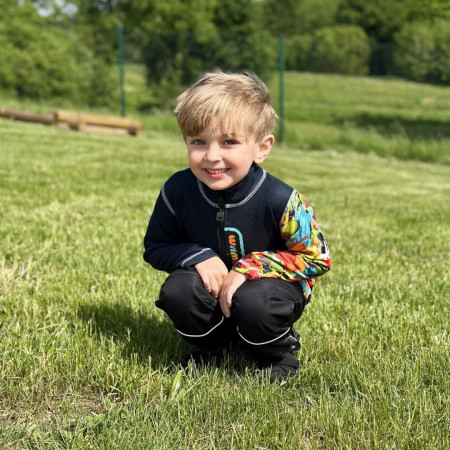 Pantalon softshell enfant WAMU Černá