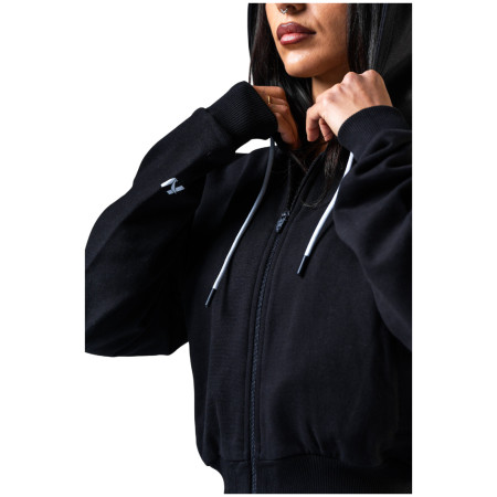 Sweat-shirt femme Nebbia Black zip-up hoodie Power