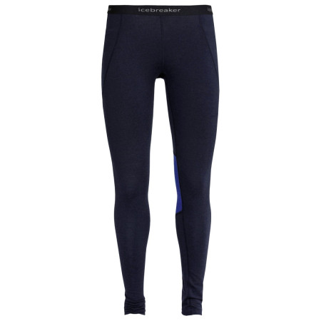 Pantalon sous-vêtement femme Icebreaker 260 Zone Leggings bleu foncé MidnightNavy/RoyalNavy